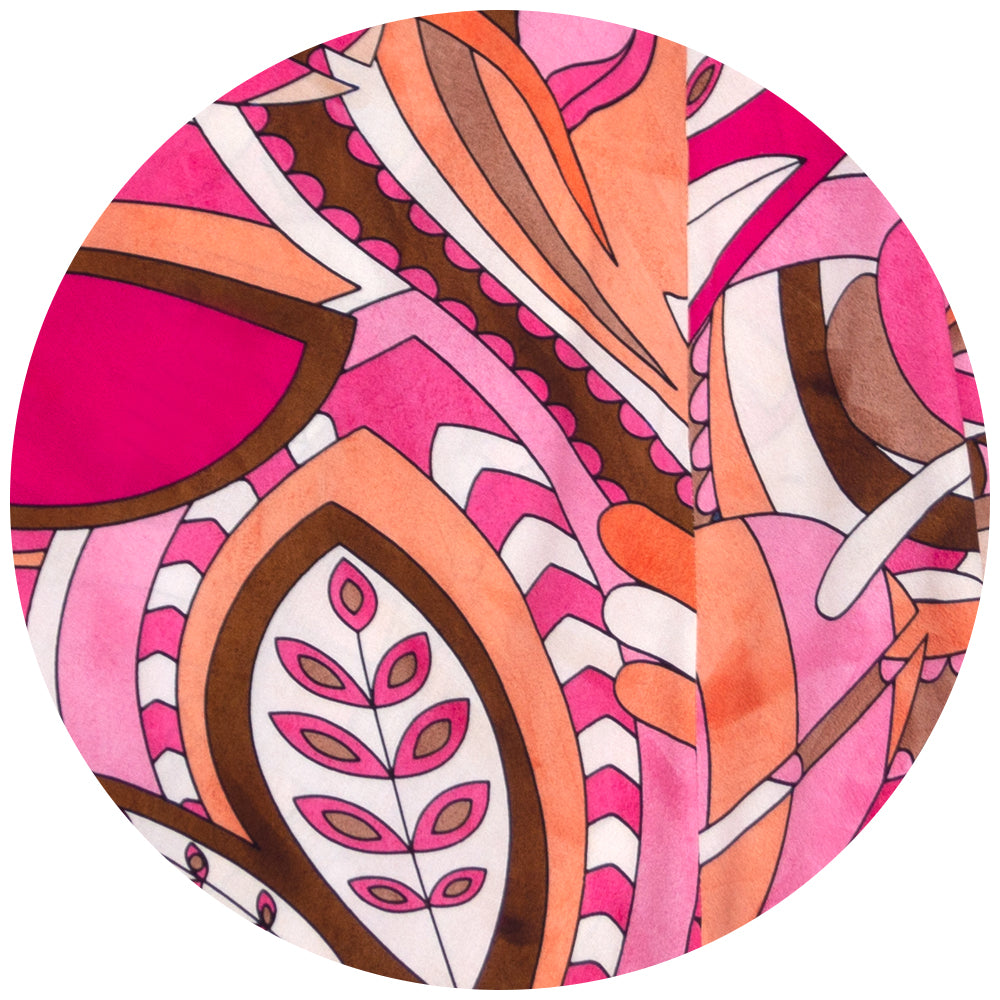 Modello Abstract print skirt a-line