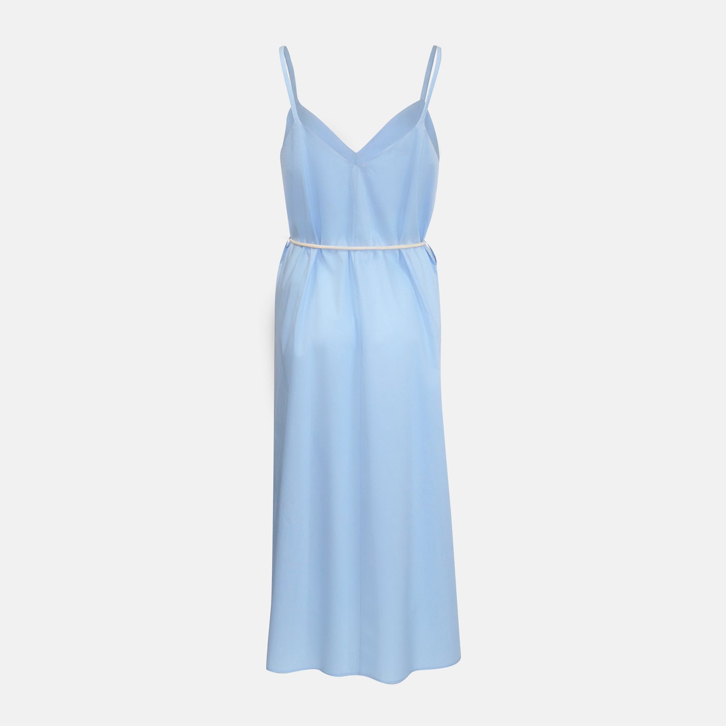 Lena V Neck A line Dress with rope belt