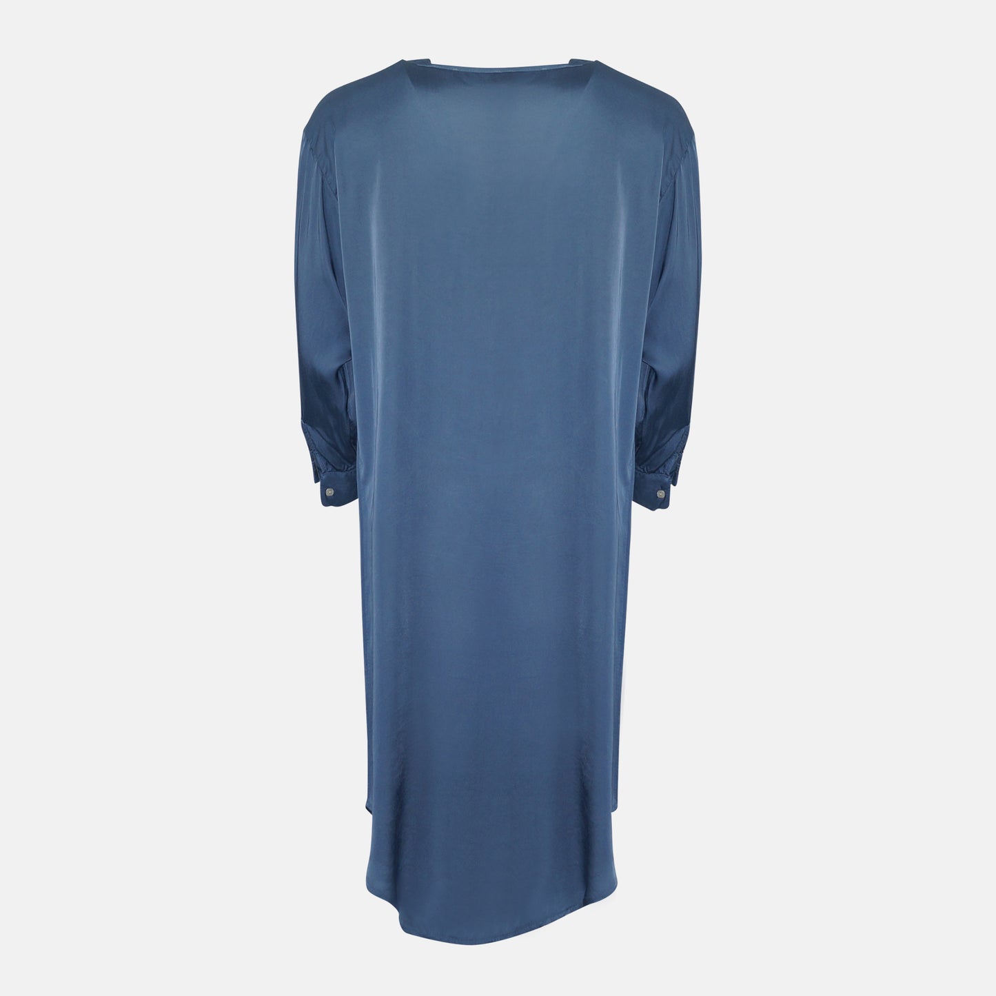 Leoni Shift v-neck Dress Luxurious Sateen