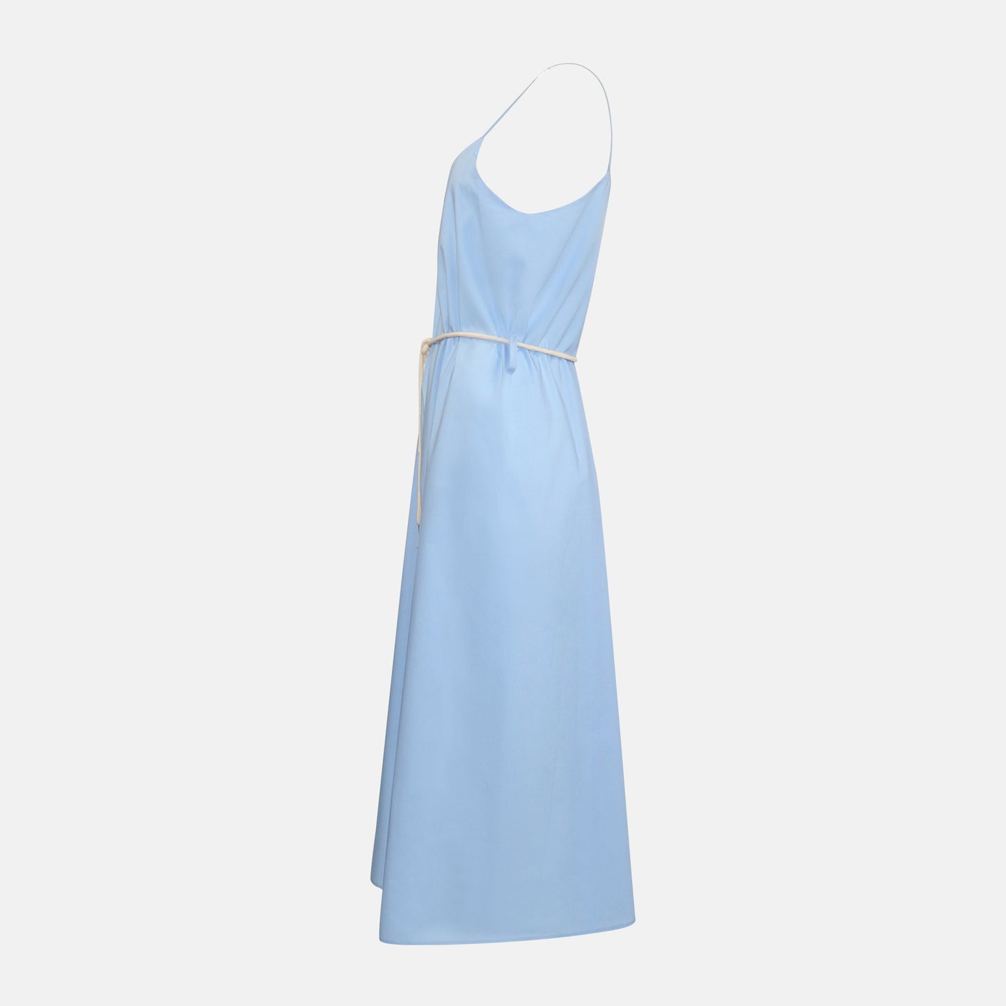 Lena V Neck A line Dress with rope belt