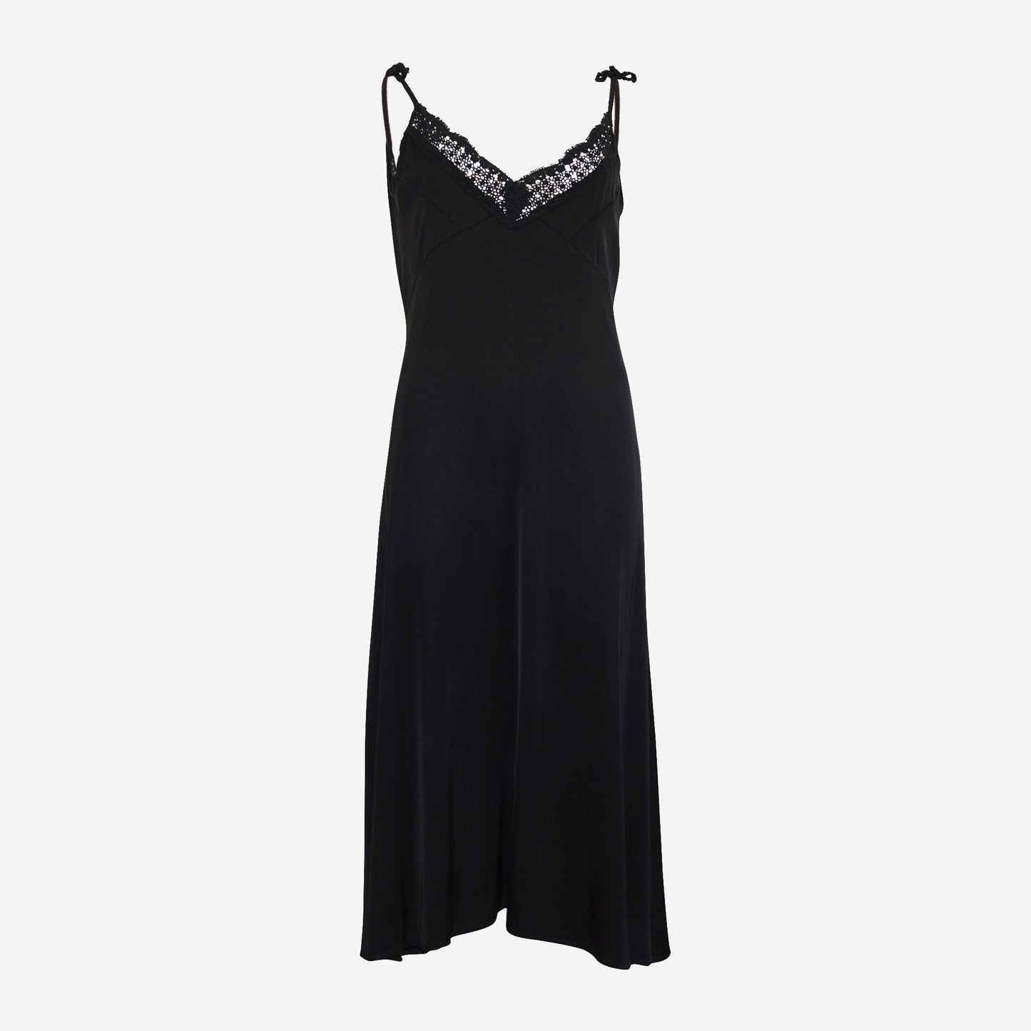 Carina V neck lace edged