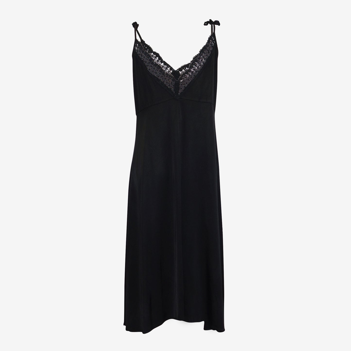 Carina V neck lace edged