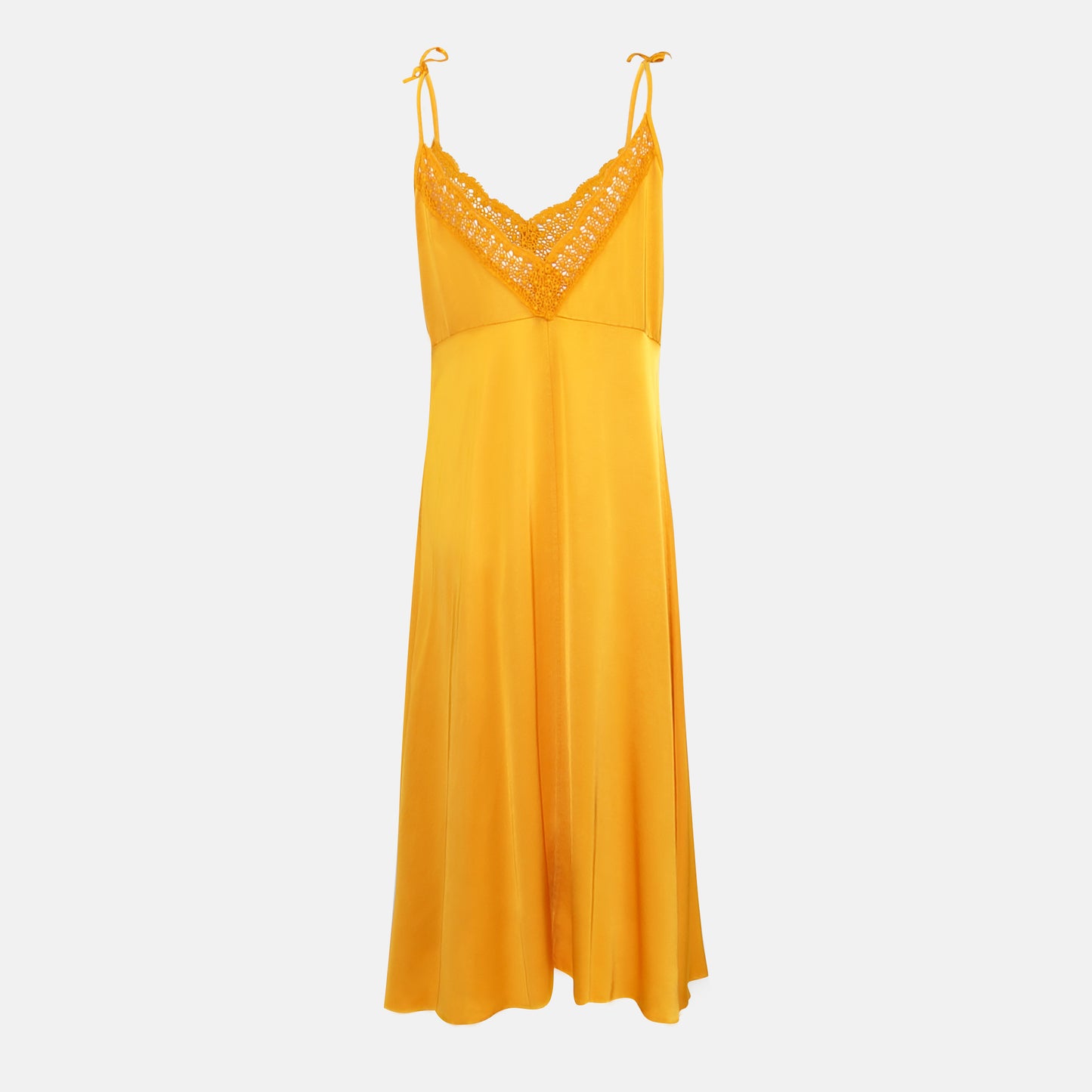 Carina V neck lace edged