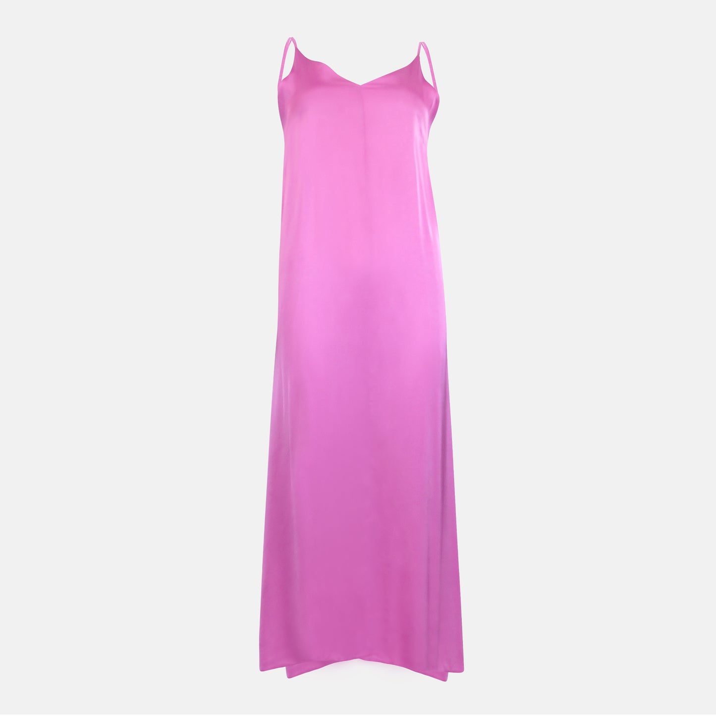 Cinzia V-neck gathered back Dress Candy Pink