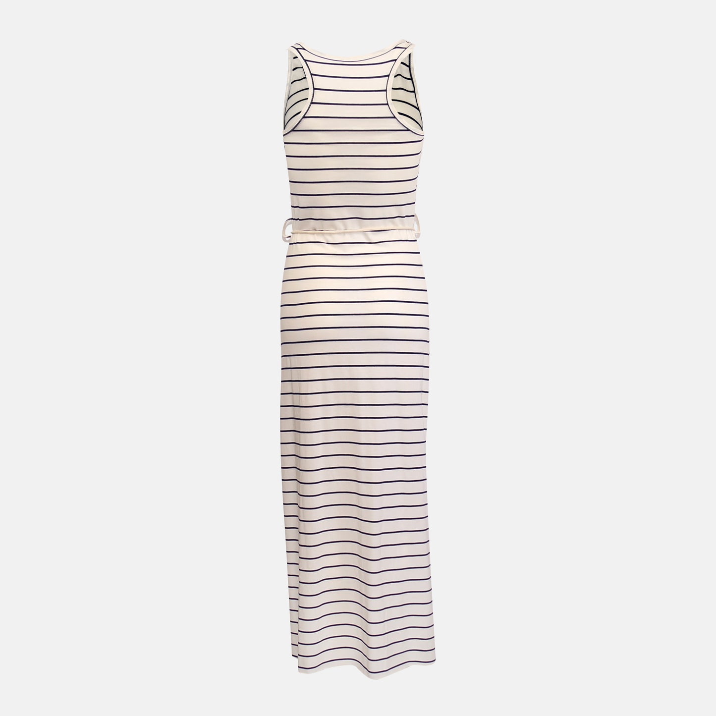 Isla Nautical Singlet Maxi Dress Navy Stripe